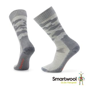 Smartwool 狩獵中級減震迷彩長筒襪 淺灰