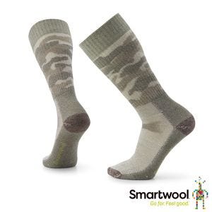 Smartwool 狩獵中級減震迷彩長筒襪 軍風橄綠