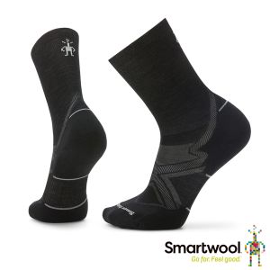 Smartwool 機能跑步局部輕量減震中長襪 黑色