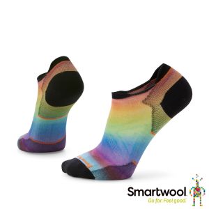 Smartwool 機能跑步超輕減震印花踝襪-Pride