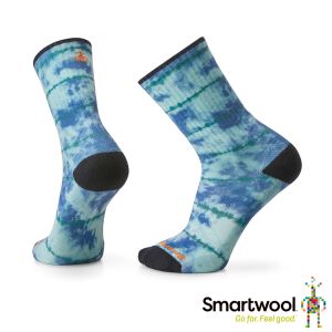 Smartwool 局部輕量減震PRINT運動中長襪-渲染 靛藍色