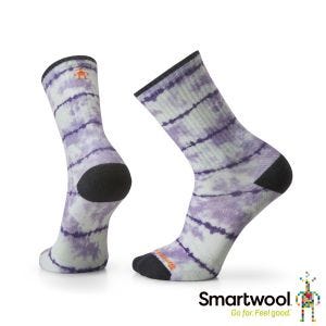 Smartwool 局部輕量減震PRINT運動中長襪-渲染 淺霧紫