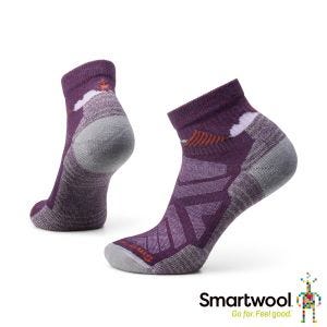 Smartwool 女機能戶外全輕量減震低筒襪-峽谷印花 紫鳶尾花