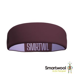 Smartwool 美麗諾羊毛運動型伸縮頭帶 茄子色