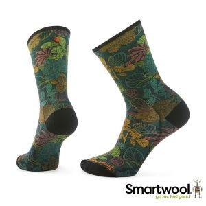 Smartwool  自行車 超輕減震 中長襪-AlohaForest 暮光藍