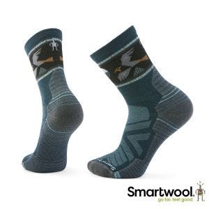 Smartwool 男 機能戶外 全輕量減震 中筒襪-Soaring 暮光藍