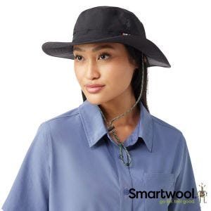 Smartwool Liner登山 防曬 圓盤帽 黑色