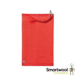 Smartwool 美麗諾羊毛運動型超輕素色頸套 熱情紅