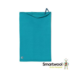 Smartwool 美麗諾羊毛運動型超輕素色頸套 深湖水綠