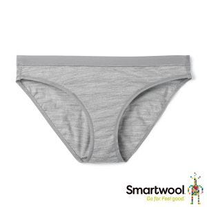 Smartwool 女美麗諾羊毛三角褲 淺灰色