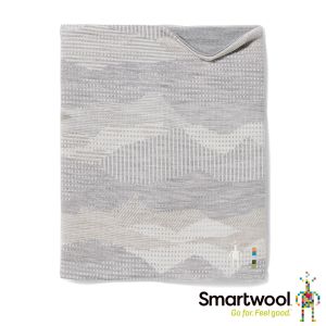 Smartwool Thermal 美麗諾羊毛雙面兩用短頸套 淺灰山紋