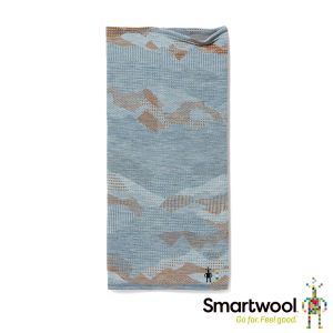 Smartwool Thermal 美麗諾羊毛素色長頸套 山景藍灰