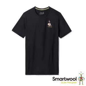 Smartwool 塗鴉短Tee/物換星移 黑色