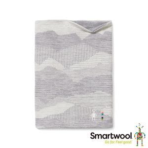 Smartwool Thermal 美麗諾羊毛雙面印花短頸套 淺灰山紋