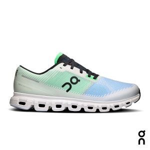 【瑞士 On 昂跑】男 休閒鞋 Cloud 6 Push 地平線藍/蜜瓜綠