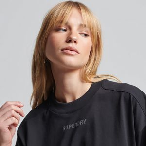 SUPERDRY 女裝 短Tee CODE TECH OS BOXY 黑