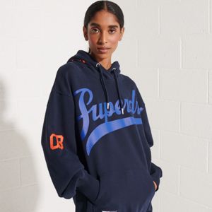 SUPERDRY 女裝 帽Tee  STRIKEOUT 藍