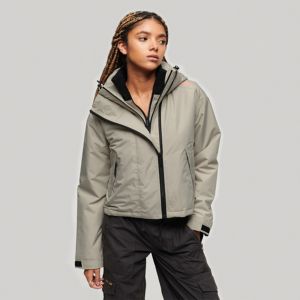 SUPERDRY 女裝 長袖外套 Code Windcheater 淺灰