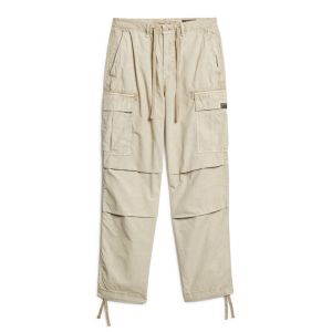 SUPERDRY 女裝 長褲 工裝褲 Low Rise Para Cargo 石洗灰褐