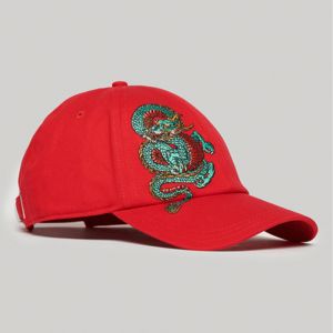 SUPERDRY 棒球帽 CNY Graphic 紅