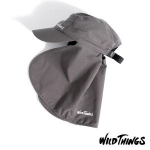WILD THINGS 護頸可拆遮陽帽 灰燼色
