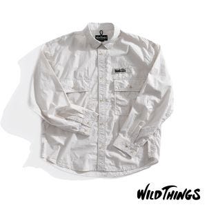 WILD THINGS Back Loop Field 休閒襯衫 淺米色