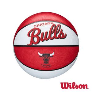 Wilson NBA隊徽系列  復古公牛隊 橡膠 籃球 #3