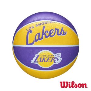 Wilson NBA隊徽系列  復古湖人隊 橡膠 籃球 #3