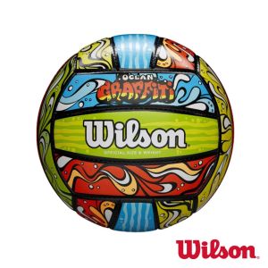 Wilson 沙灘排球 塗鴉 海洋款 #5