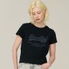 SUPERDRY 韓版 女款 短袖T恤 短Tee Vintage Logo 黑